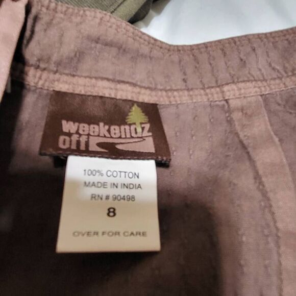 High waist Flounce espresso midi skirt 8/M - Picture 5 of 5